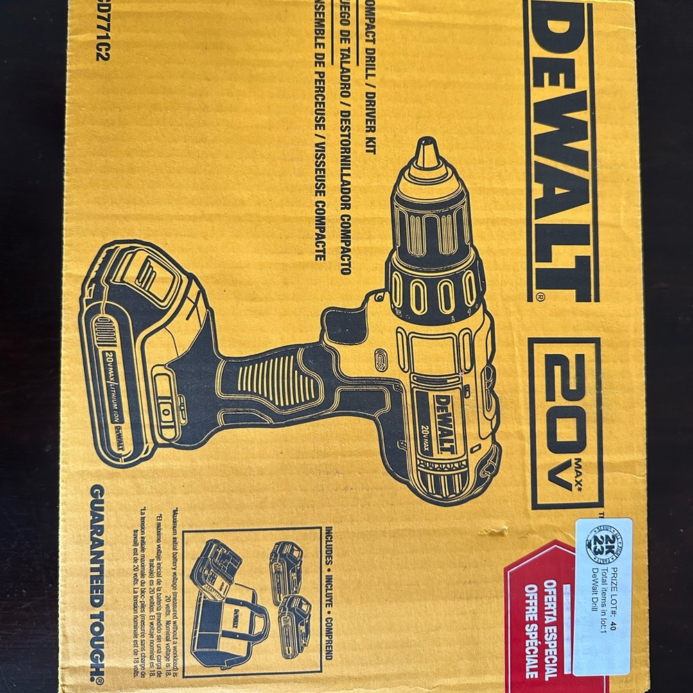 Brand new DeWalt power drill